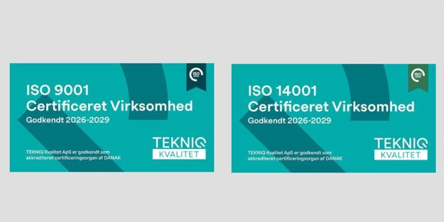 ISO certifikater for Guldager
